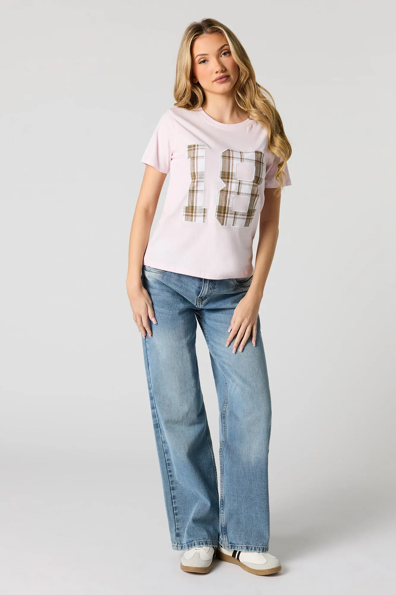 18 Twill Embroidered T-Shirt sold by Urban Planet product image thumbnail 3