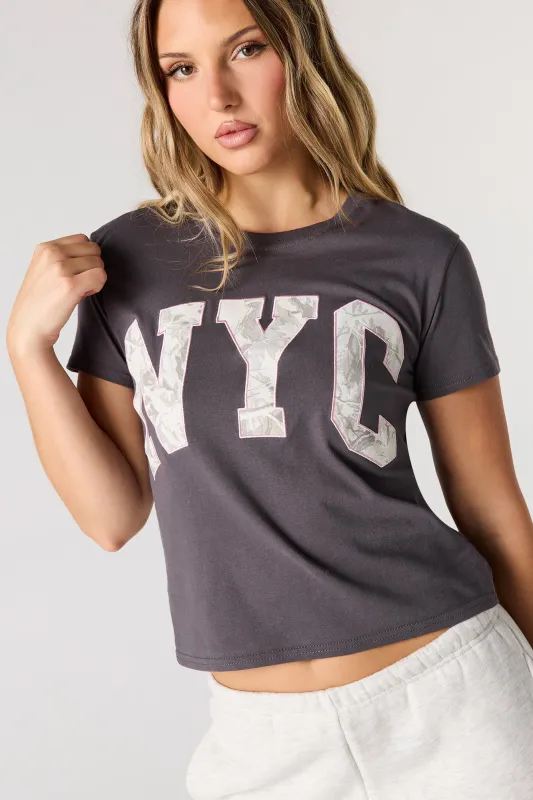 Twill Embroidered Boxy T-Shirt sold by Urban Planet