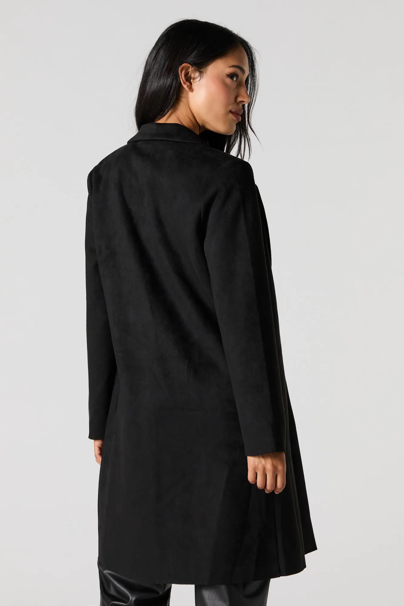 Manteau avec col en similisuède sold by Urban Planet product image thumbnail 5