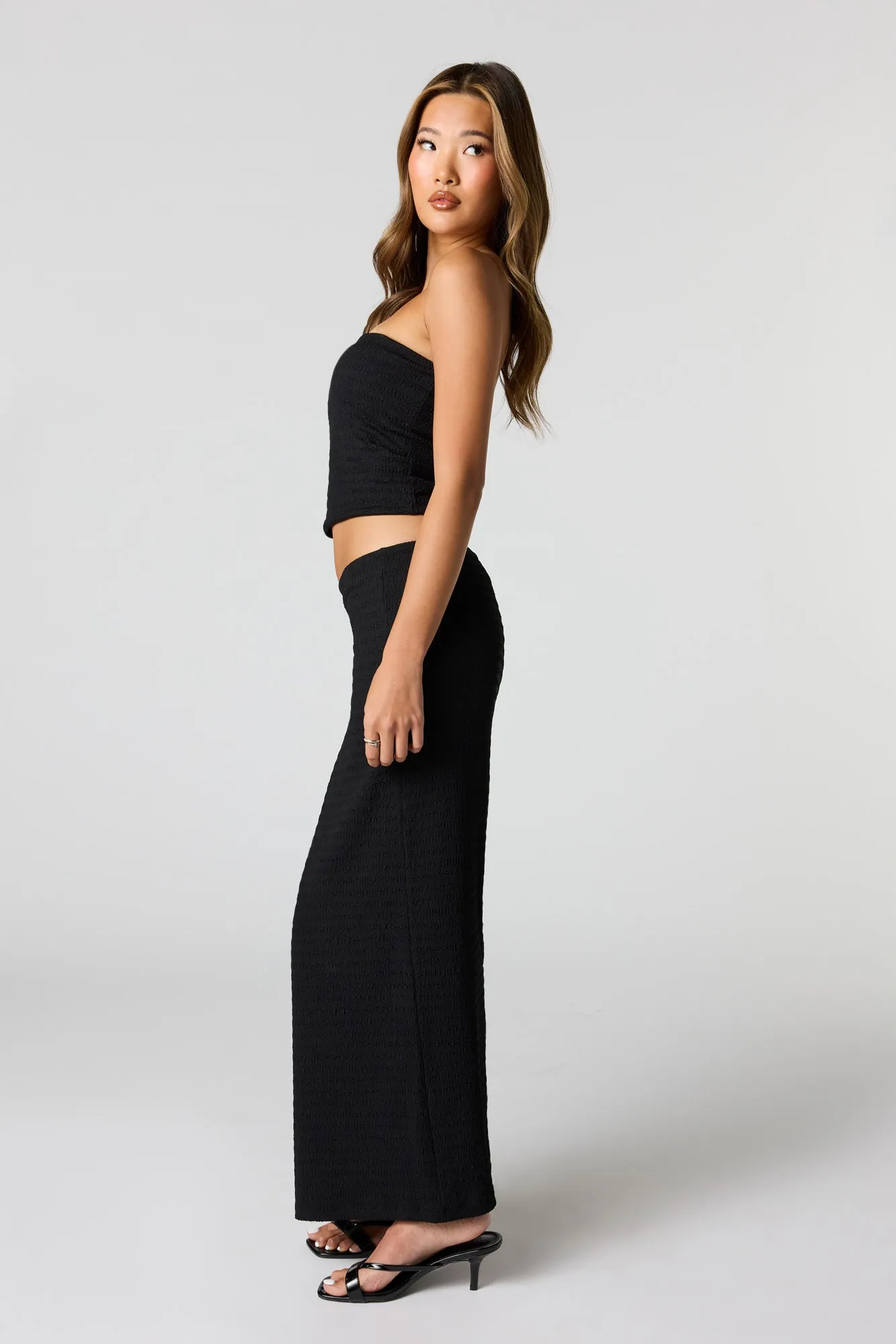 Textured Maxi Skirt sold by Urban Planet product image thumbnail 5