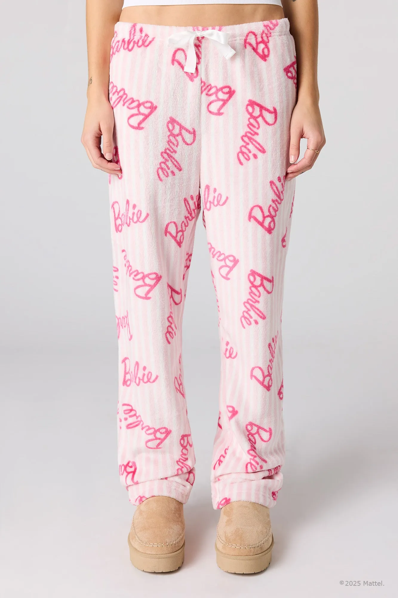 Barbie™ Print Plush Pajama Pant sold by Urban Planet product image thumbnail 5