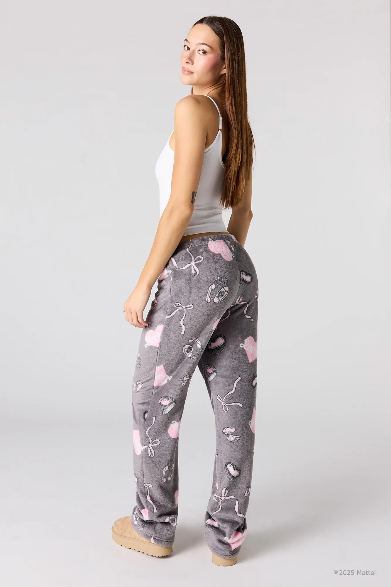 Barbie™ Print Plush Pajama Pant sold by Urban Planet product image thumbnail 3