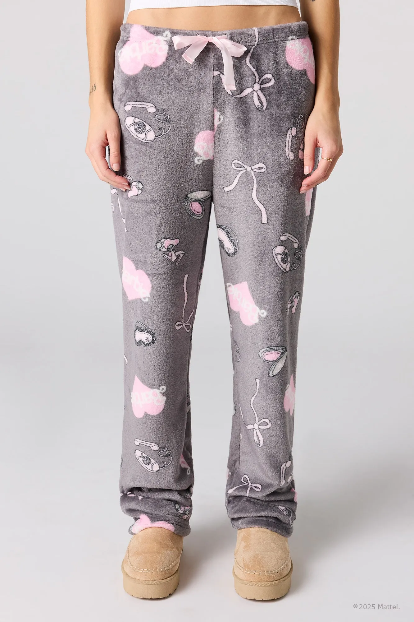 Barbie™ Print Plush Pajama Pant sold by Urban Planet product image thumbnail 2