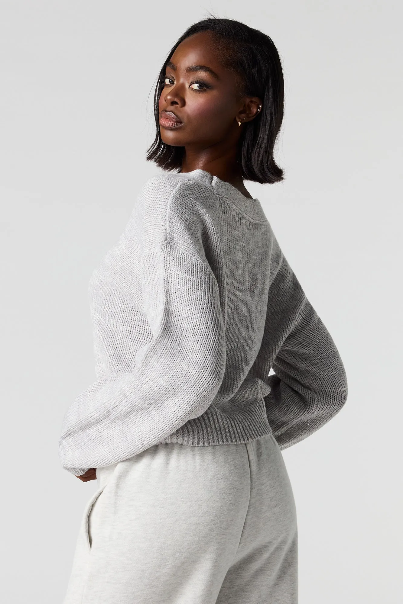 Knit Button-Up Cardigan sold by Urban Planet product image thumbnail 5