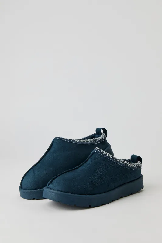 Faux Suede Embroidered Booties sold by Urban Planet