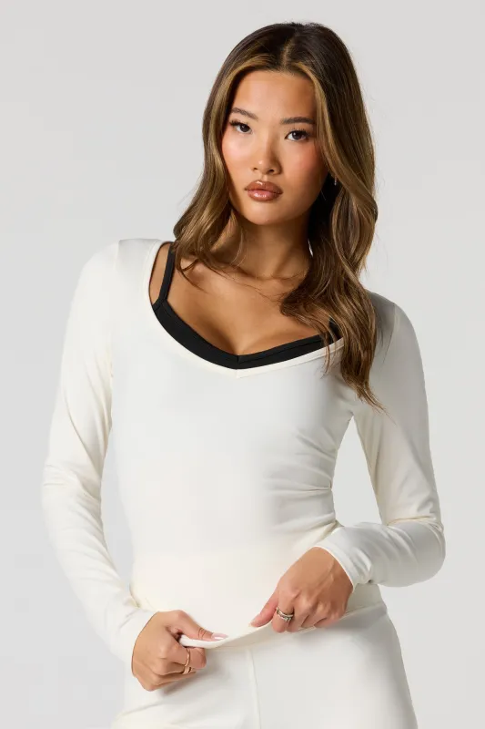 Active Layered Long Sleeve Top sold by Urban Planet