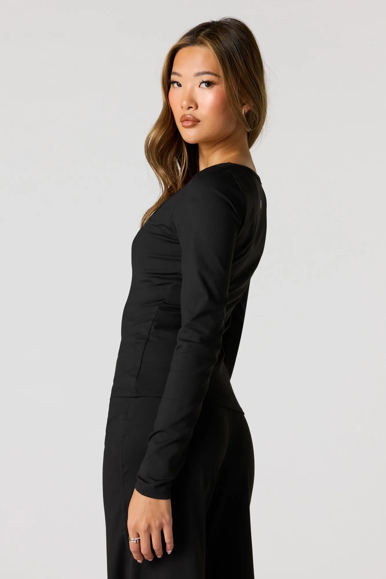 Active Layered Long Sleeve Top sold by Urban Planet product image thumbnail 5