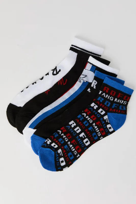 Ford Quarter Socks (5 Pack) sold by Urban Planet