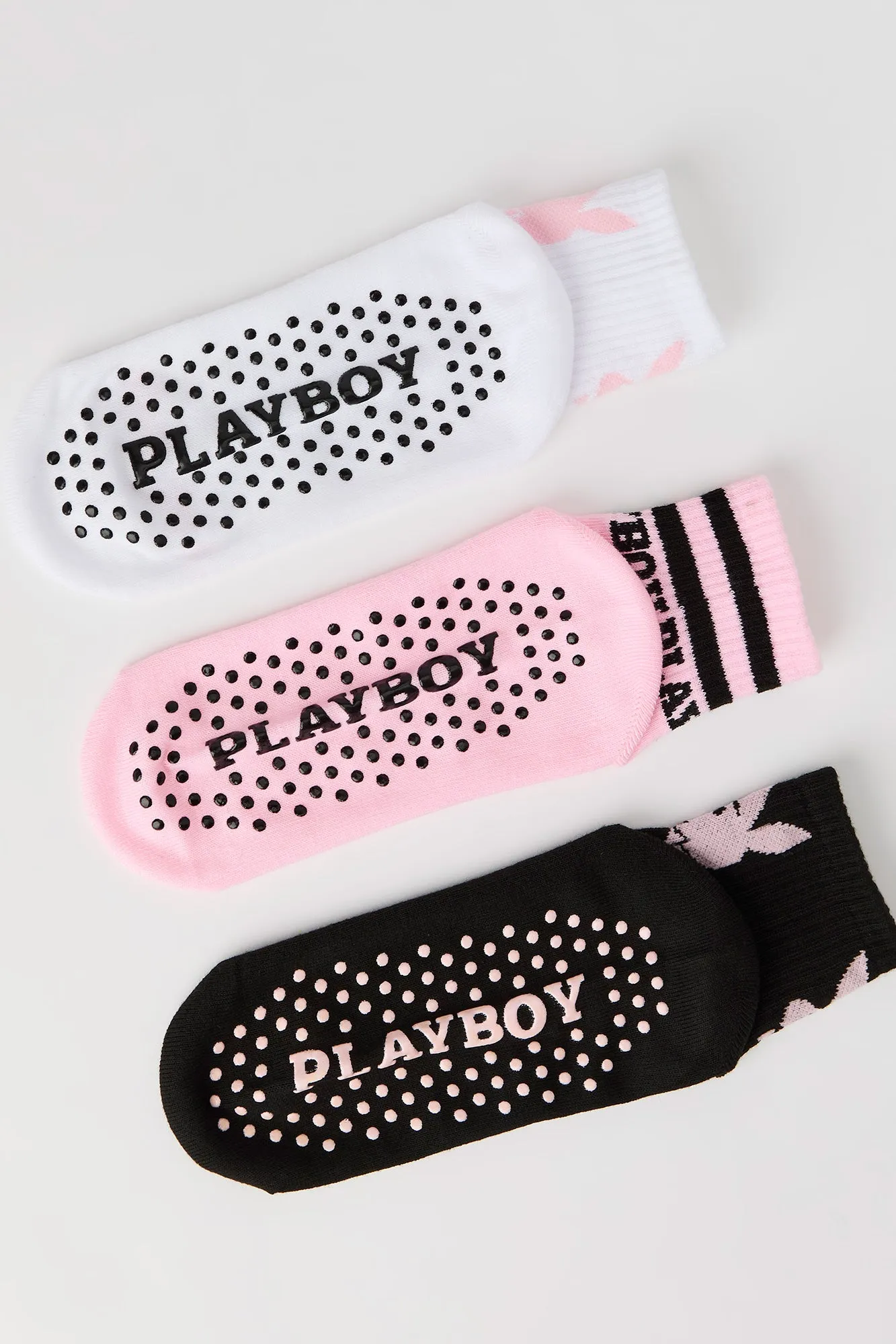 Playboy Grip Socks (3 Pack) sold by Urban Planet product image thumbnail 2