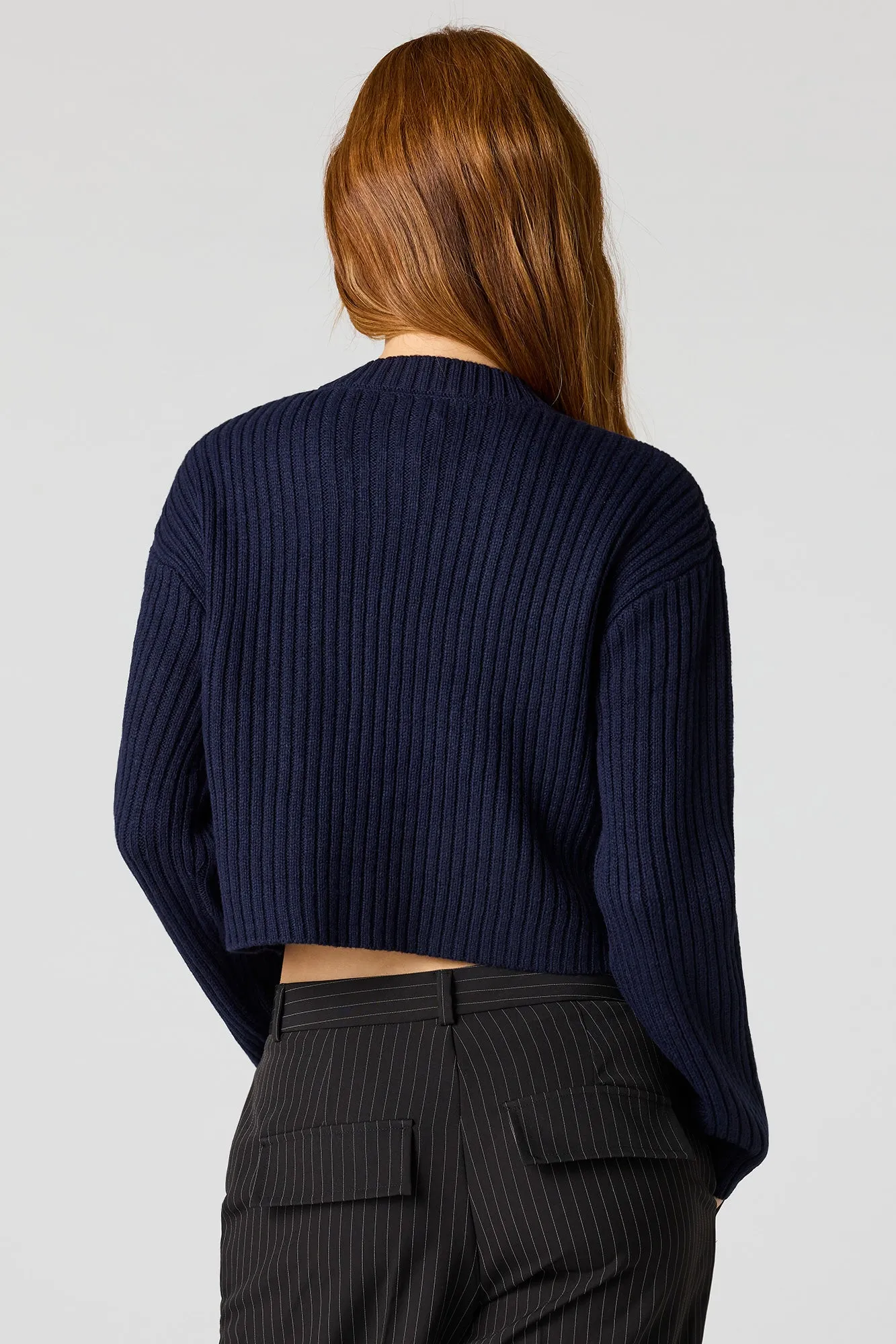 Ribbed Knit Sweater sold by Urban Planet product image thumbnail 5