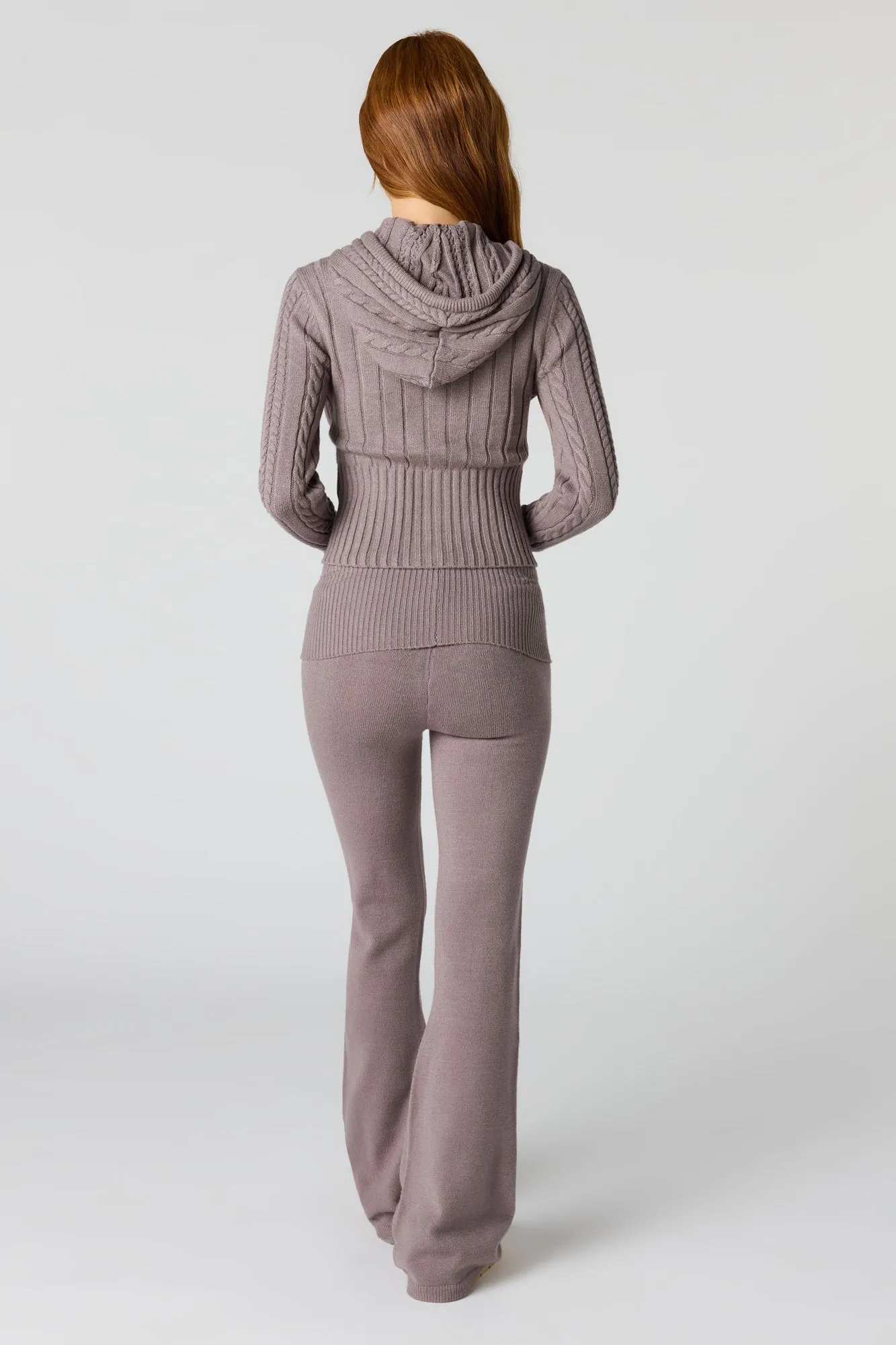 Knit Foldover Flare Pant sold by Urban Planet product image thumbnail 3