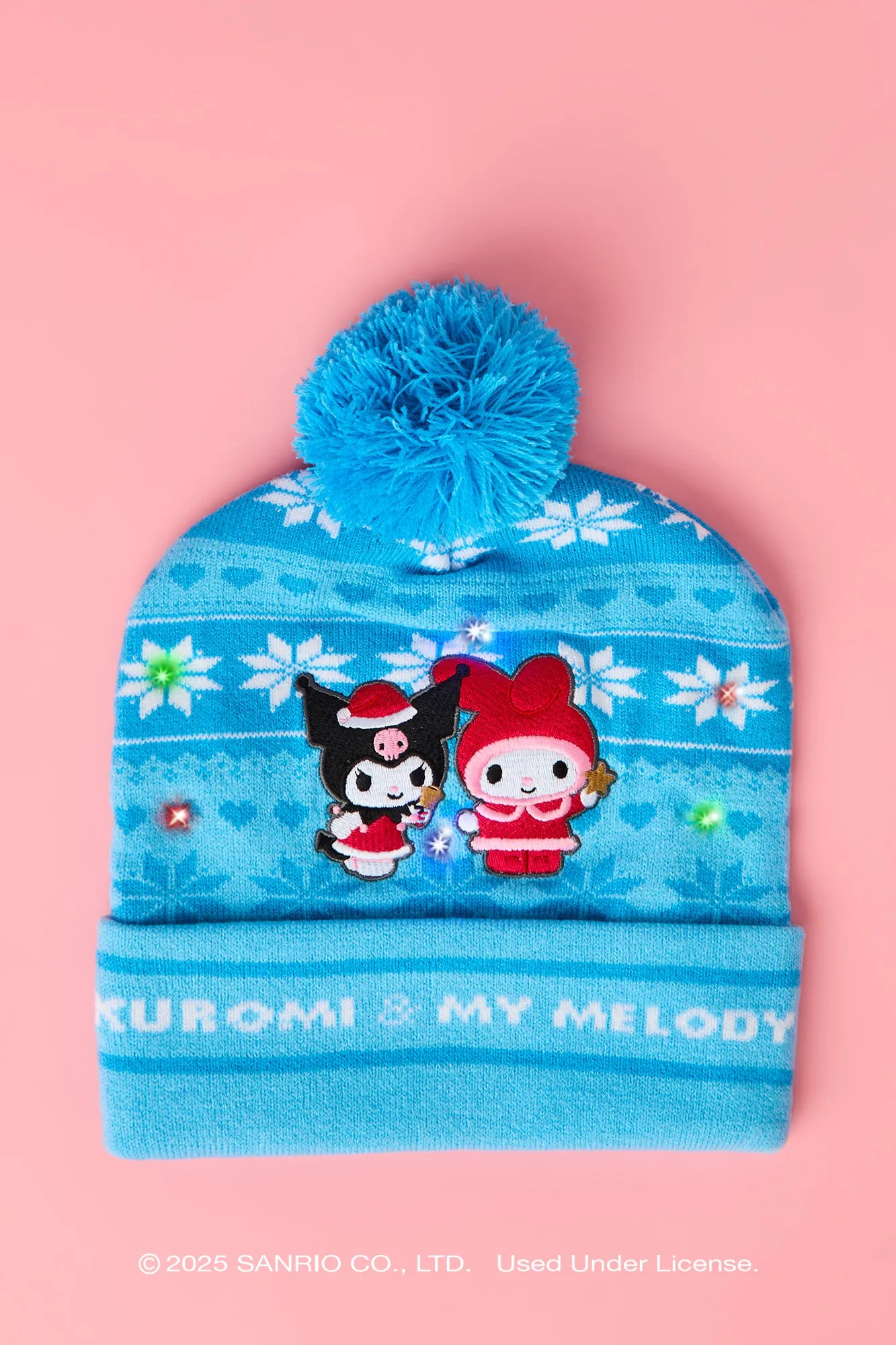 My Melody™ & Kuromi™ Christmas Light-Up Beanie sold by Urban Planet product image thumbnail 3