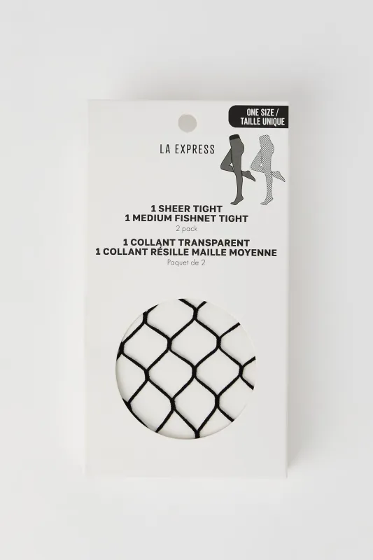 Sheer & Fishnet Tights (2 Pack) sold by Urban Planet