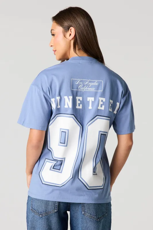 Luxe Heavy Cotton LA Graphic Boyfriend T-Shirt made by Stitches