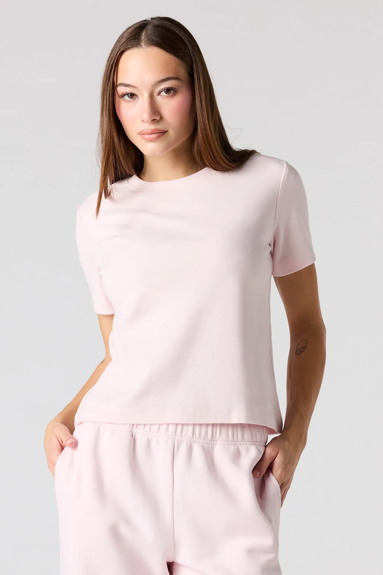 Luxe Heavy Cotton Relaxed T-Shirt sold by Urban Planet product image thumbnail 4