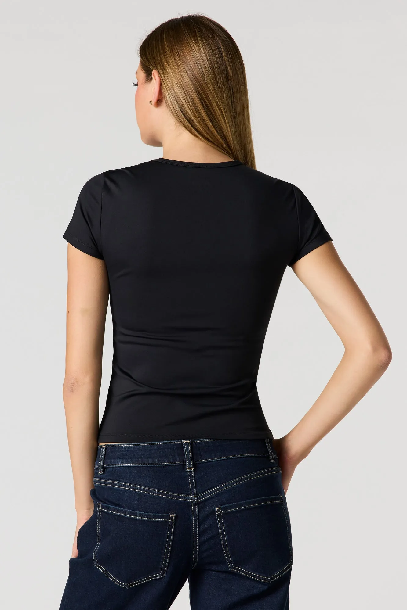 Luxe Heavy Contour T-Shirt sold by Urban Planet product image thumbnail 5