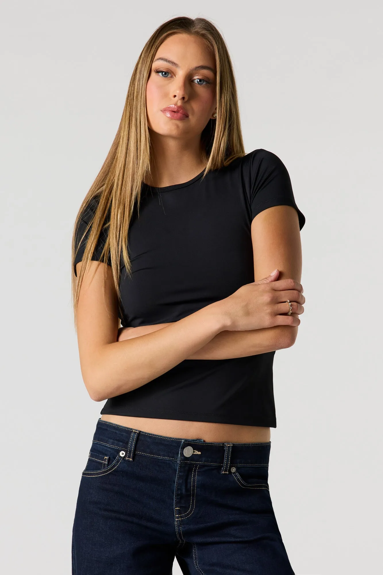 Luxe Heavy Contour T-Shirt sold by Urban Planet product image thumbnail 4