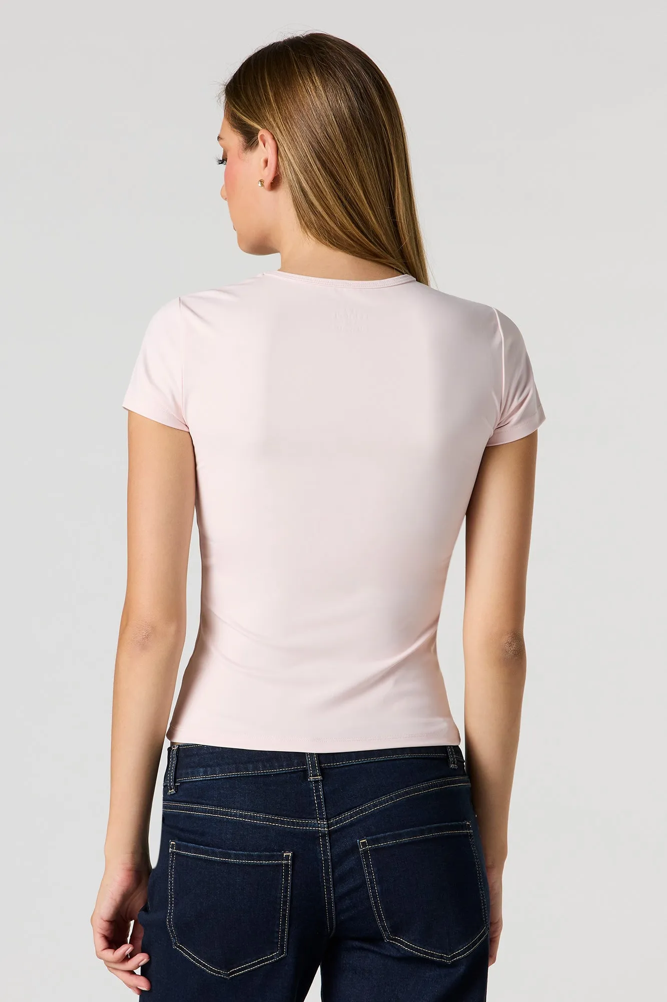 Luxe Heavy Contour T-Shirt sold by Urban Planet product image thumbnail 2