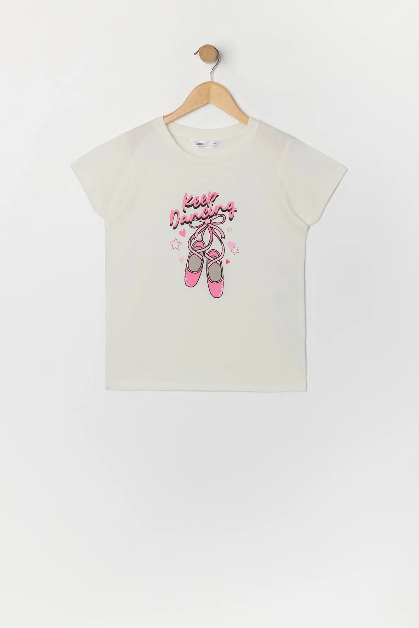 T-shirt à imprimé Keep Dancing pour fille sold by Urban Planet