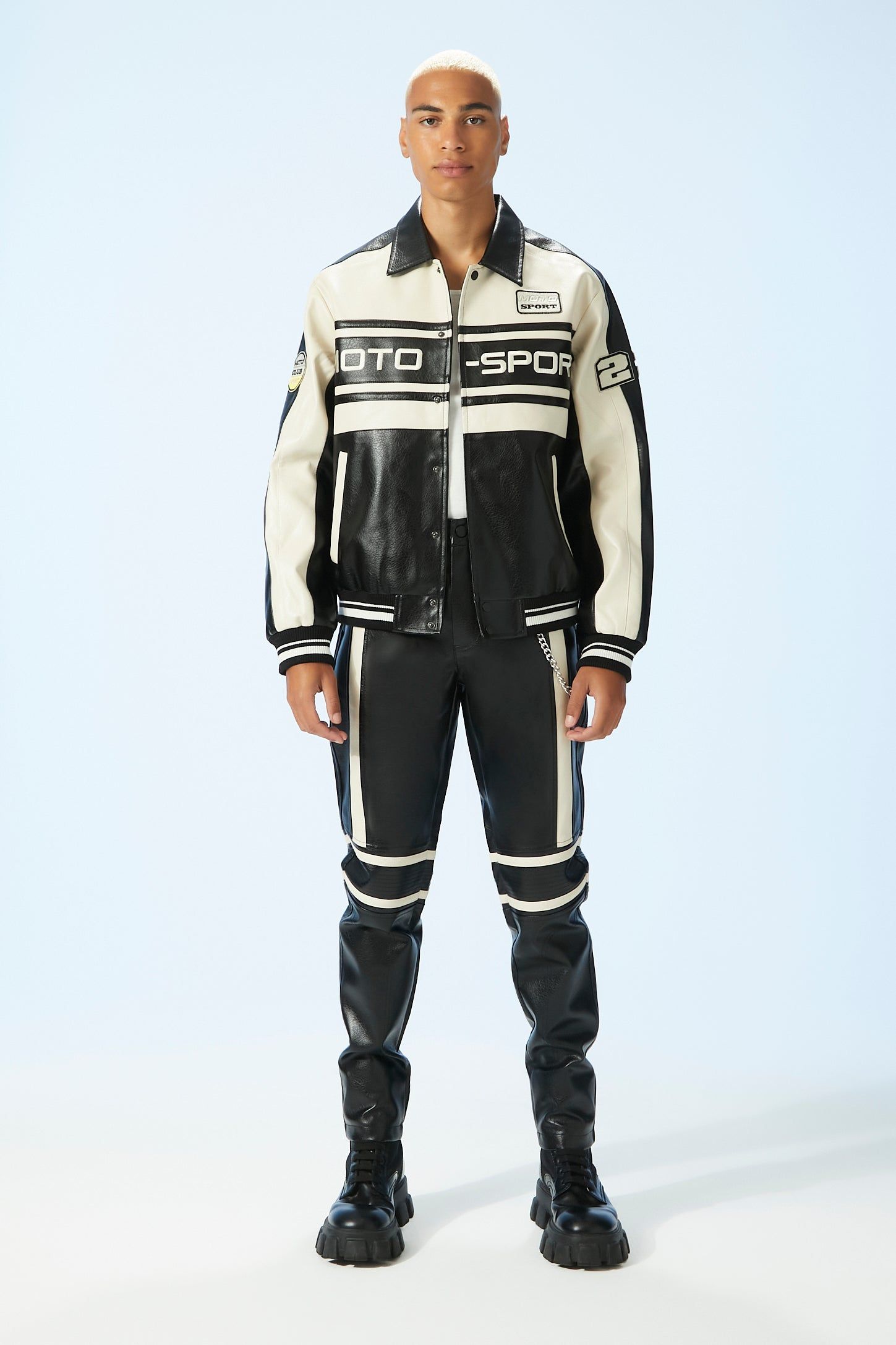 Blouson de style moto en similicuir sold by Urban Planet product image thumbnail 4