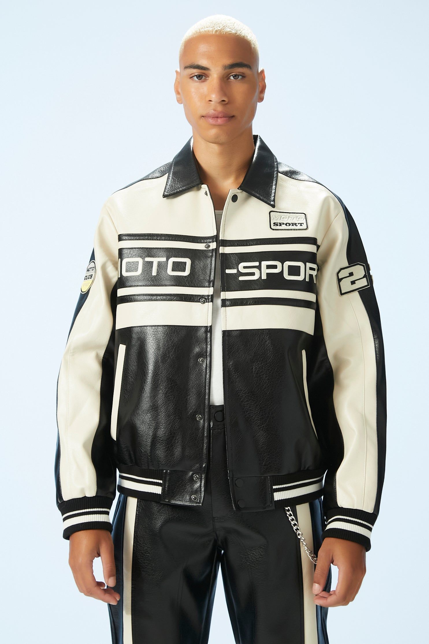 Blouson de style moto en similicuir sold by Urban Planet