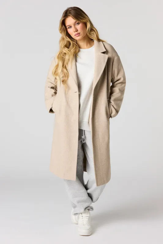 Midi Peacoat sold by Urban Planet