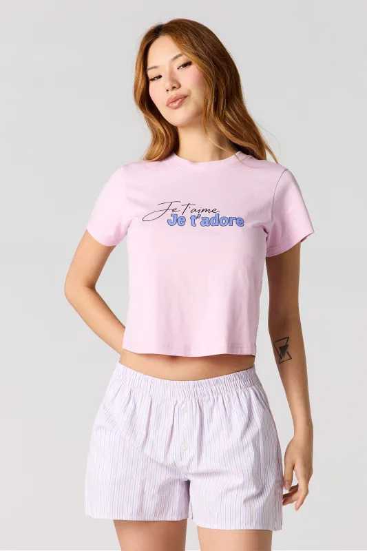 Graphic T-Shirt & Short Pajama Set sold by Urban Planet