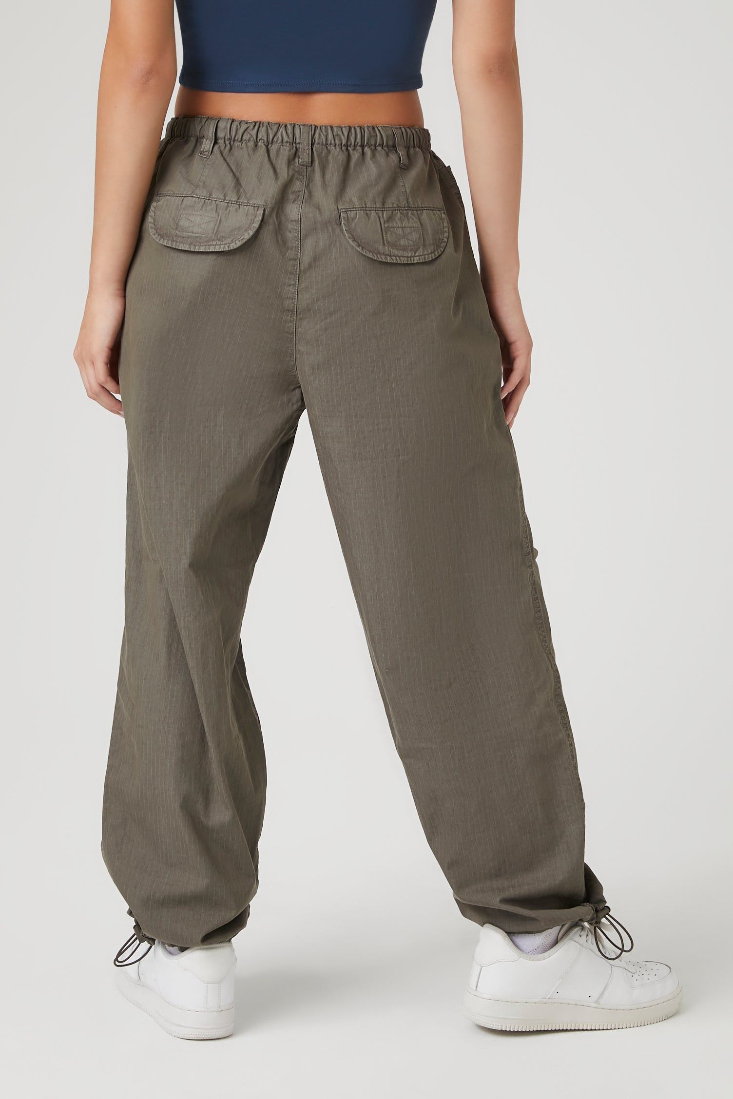 Pantalon parachute en sergé à jambes larges sold by Urban Planet product image thumbnail 7