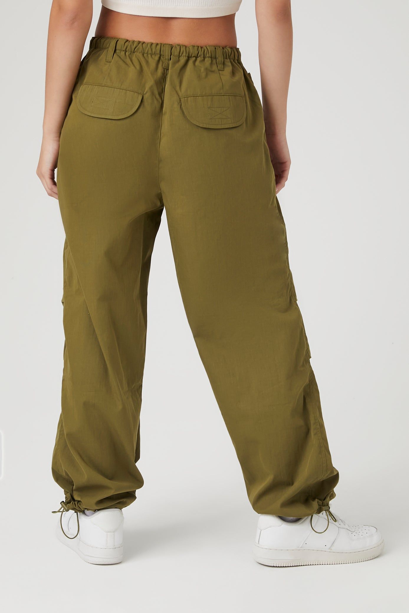 Pantalon parachute en sergé à jambes larges sold by Urban Planet product image thumbnail 3