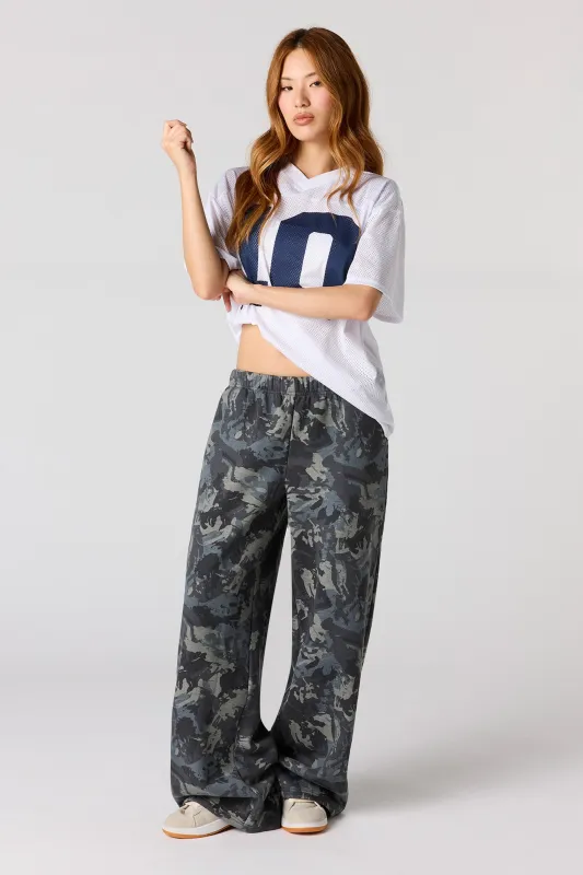 Fleece Ultra Wide Leg Sweatpant sold by Urban Planet