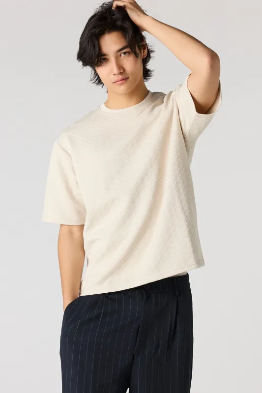 Textured Boxy T-Shirt sold by Urban Planet