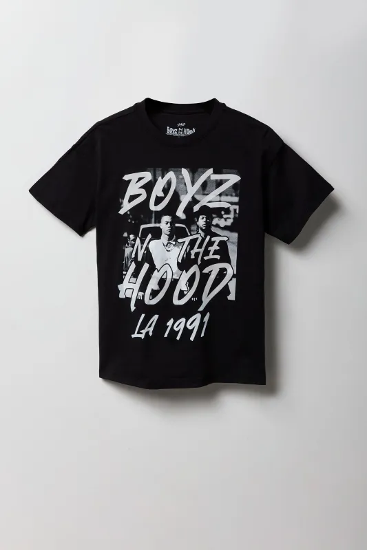 Boys N The Hood Graphic Boyfriend T-Shirt sold by Urban Planet