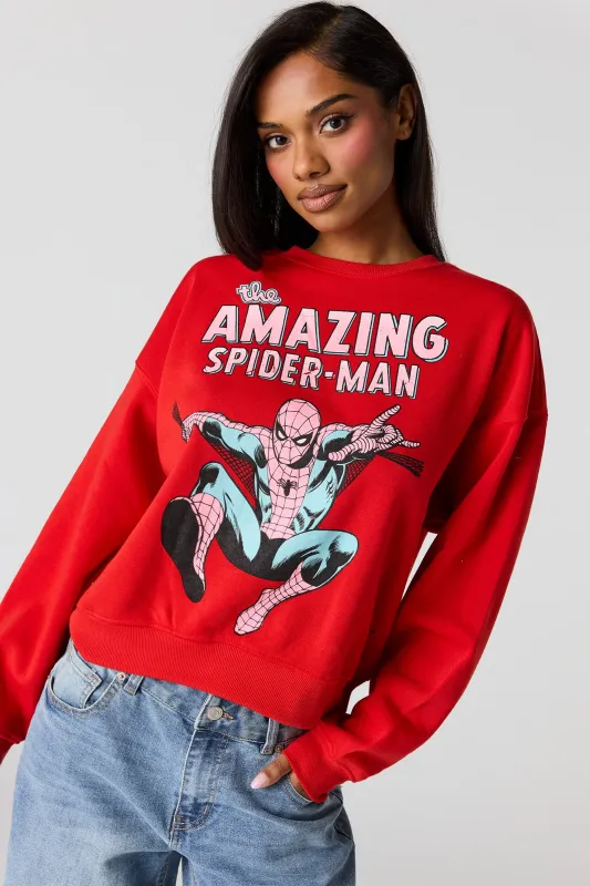 The Amazing Spider-Man Graphic Fleece Sweatshirt sold by Urban Planet