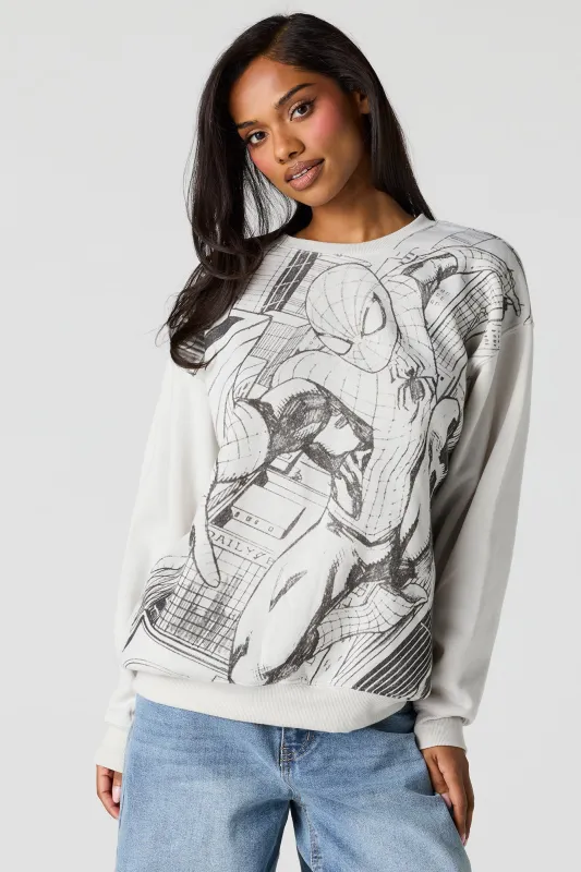 The Amazing Spider-Man Graphic Fleece Sweatshirt sold by Urban Planet