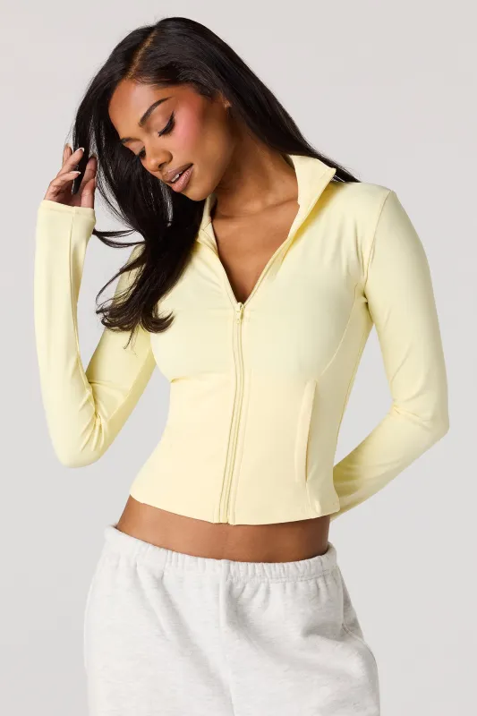 Active High Density Zip-Up Jacket sold by Urban Planet