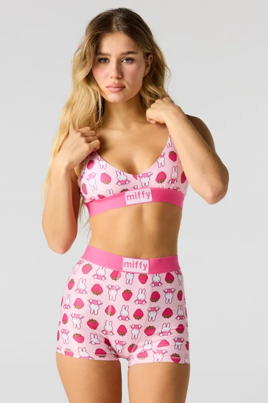 Miffy Triangle Bra & Boy Short Set sold by Urban Planet