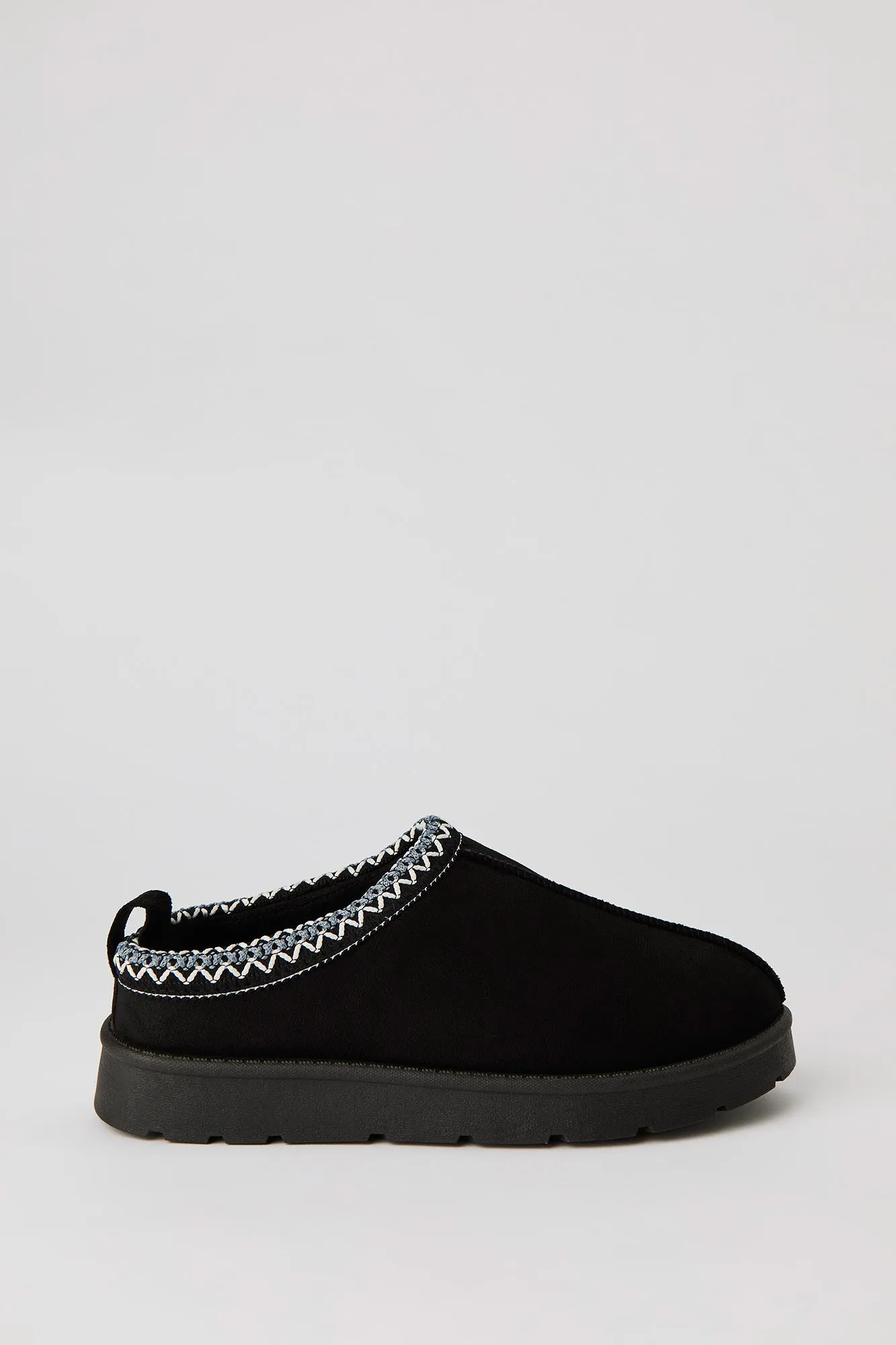 Faux Suede Embroidered Slipper Booties sold by Urban Planet product image thumbnail 5