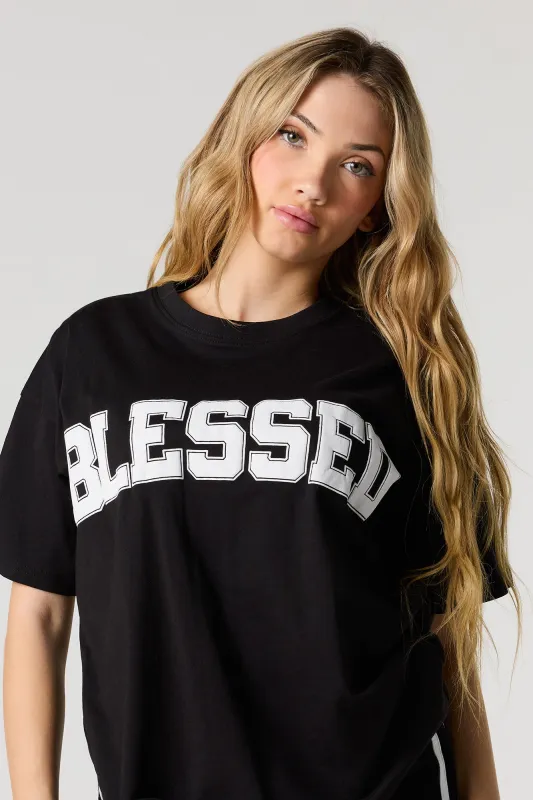 Blessed Puff Print T-Shirt sold by Urban Planet