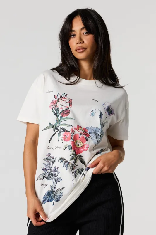 Floral Graphic T-Shirt sold by Urban Planet