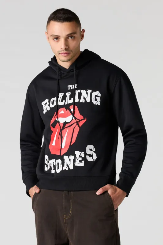 The Rolling Stones HD Print Fleece Hoodie sold by Urban Planet