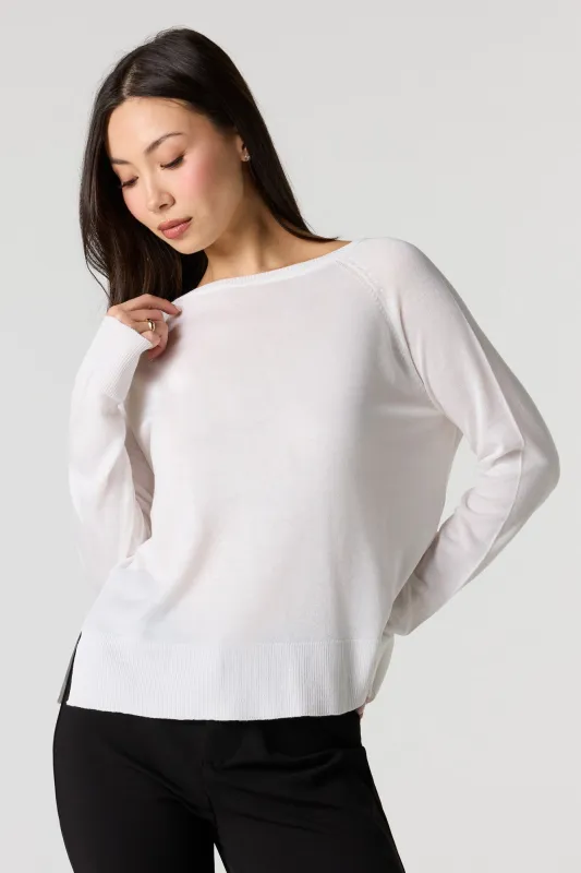 Long Sleeve Knit Top sold by Urban Planet