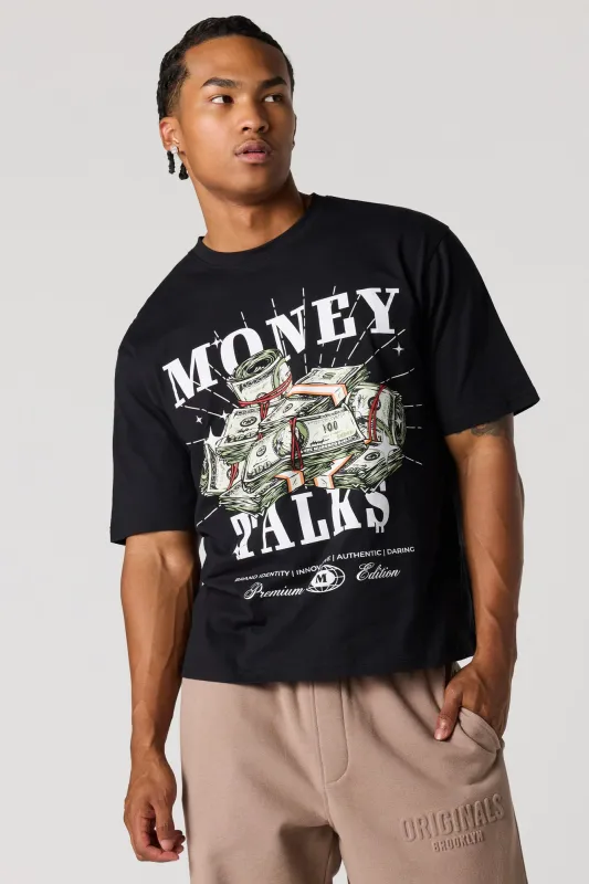 Money Talks Graphic T-Shirt sold by Urban Planet
