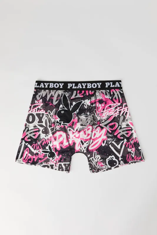 Playboy Graffiti Print Boxer Brief sold by Urban Planet