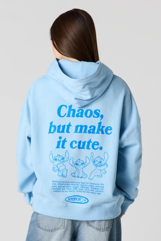 Stitch Graphic Fleece Hoodie sold by Urban Planet