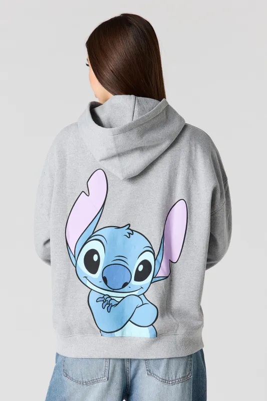 Stitch HD Print Fleece Hoodie sold by Urban Planet