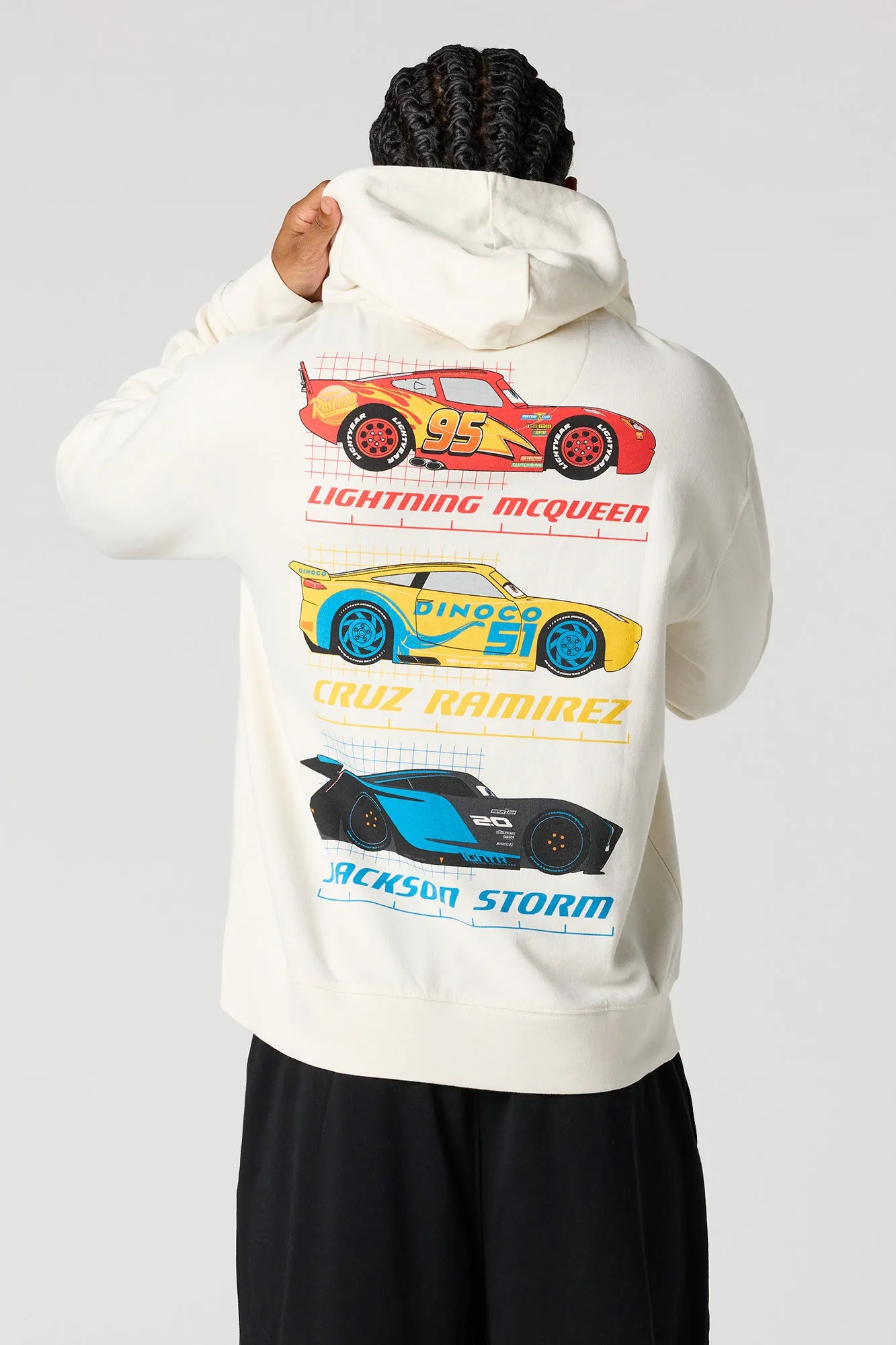 Cars Graphic Fleece Hoodie sold by Urban Planet