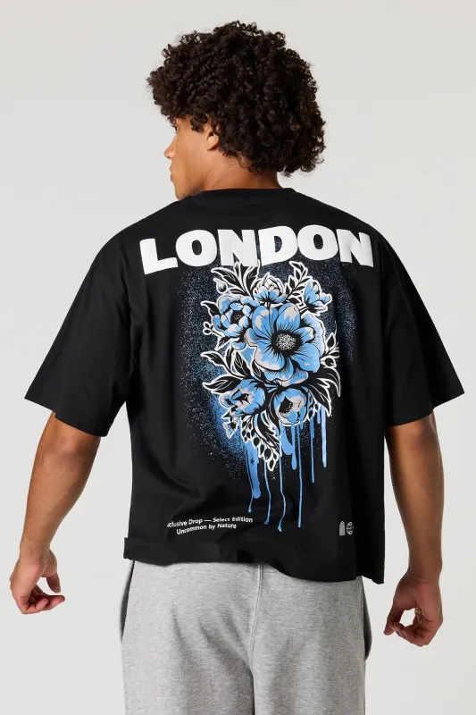 London Puff Print Boxy T-Shirt sold by Urban Planet