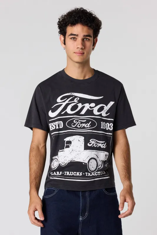 Ford Truck Graphic Washed T-Shirt sold by Urban Planet