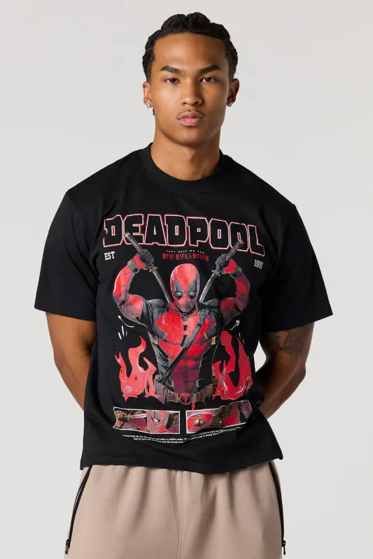 Deadpool Graphic T-Shirt sold by Urban Planet
