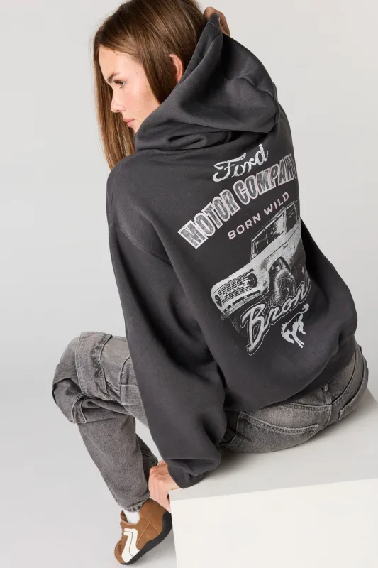 Ford Camo Twill Embroidered Fleece Hoodie sold by Urban Planet